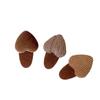 Pinza de pelo de franela a cuadros marrón para todas las estaciones de otoño e invierno, pinza lateral para niña con diseño de corazón y flocking, pinza para flequillo de pelo roto, pinza de pico de pato