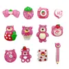 Dibujos Animados Transparente Polvo Fino Oso Fresa Resina Accesorios diy Funda de Teléfono Tocado Hebilla de Zapato Abanico Decoración Parche Material