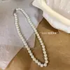 Collar de Perlas de Moda Socialité de Lujo Ligero para Mujer, Cadena Clavicular de Gama Alta, Nuevo Accesorio Popular Versátil 2026