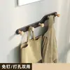 Colgador versátil de pared, gancho para puerta sin taladro, estante de almacenamiento de metal impermeable y a prueba de óxido, gancho simple de madera maciza con forma de hongo