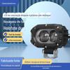 Holofote LED para Moto e Carro com Interruptor de Feixe Alto e Baixo, Farol para Veículo Elétrico, Farol Hexagonal Olho Duplo com Alto Brilho