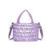 Jaqueta acolchoada de algodão Bolsa feminina 2023 Outono e inverno Nova chegada Bordado Espaço Algodão Bolsa de Ombro Moda Brilhante Rosto Bolsa Feminina Crossbody