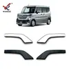 Adequado para 24 Suzuki Spacia Custom Parachoque Dianteiro Modificado Lâmpada de Neblina Especial Sobrancelha Tiras Decorativas Galvanizadas
