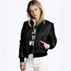 Chaqueta corta con cremallera de color liso, nueva, de otoño e invierno, estilo europeo y americano, 1196 ebay AliExpress 2016.