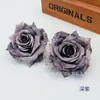 Flores de Rosa Floco de Neve Estilo Europeu Simulação 10cm Rosa Diamante Rosa de Outono Pacote de Material para Caixa de Flores Mais Vendido na Fronteira com Flores