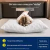 Par de Núcleos de Travesseiro para Hotel, Casa, Proteção da Coluna Cervical, Travesseiro para Sono Profundo, Travesseiro Individual, Duplo, Dormitório de Estudante, Travesseiro Infantil