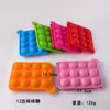 Molde de silicone para pirulito conjunto de 9 peças molde para assar palito de queijo girassol coração duplo chocolate feito à mão molde diy