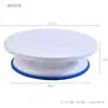Suprimento Especial Base Giratória de Plástico para Bolo Grau Alimentício Suporte Giratório para Decorar Bolo Base Giratória Antiderrapante para Assar e Cobrir Bolo
