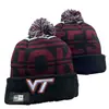 2026 Nuevo Gorro de Lana Tejido para Deportes Universitarios de la NCAA Transfronterizos Gorro de Punto Cálido para Exteriores que Protege los Oídos