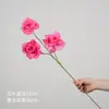 Flores artificiais de rosa, buquê de flores falsas de plástico de alta qualidade para o Dia dos Namorados, decoração de casa, arranjo floral para sala de estar e mesa de jantar