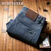 Estación europea primavera y verano fino lyocell tencel transpirable hielo oxígeno fibra fresca lavado elástico recto ajustado jeans