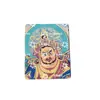 Tangka Pintado en Oro Buda de la Medicina Zhaliram Pasado y Presente Ocho Guardianes Lienzo Especial Núcleo de Pintura Tangka Semi-Pintado a Mano