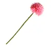 Otoño flor artificial de una sola cabeza bola de diente de león crisantemo flor artificial decoración para sala de estar del hogar accesorios para estudio de bodas al por mayor
