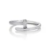 Moda Coreana y Japonesa Elegante Anillo Abierto para Uña para Mujeres, Anillos Personalizados para Parejas Estilo Coreano y Japonés, Anillo Abierto para Dedo, Venta Directa de Fábrica