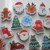 Esponja con estampado navideño para lavar platos en la cocina, lindo paño de limpieza mágico de dibujos animados para fregar ollas y platos