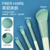 Kit de Pincéis de Maquiagem Cangzhou, Conjunto Completo para Maquiadores, Incluindo Pincéis para Contorno Facial, Base, Delineador, Esfumar, Corretivo e Pó Solto