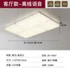 Lámpara de techo para sala de estar de estilo minimalista italiano, luminaria rectangular de alta gama, nueva, moderna, simple y elegante de Zhongshan
