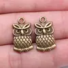 20X11Mm 2.2g Prata Antiga Retrô DIY Liga Acessórios Animal Voador Coruja Pingente