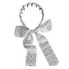 Nueva Cinta de Lunares Luz Chifón Peine para Dientes Diadema Corona Alta Chica Dulce Trenzas de Cabello Trenzado de Moda Elegante Accesorios para el Cabello