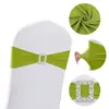 Flor Decorativa Elástica para Respaldo de Silla, Correa de Amarre Rectangular para Sillas de Hotel y Boda, Correa de Amarre Elástica para Mesas y Sillas