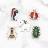 Ventas Directas de Fábrica Broche Pin Esmalte Retro Abeja Mariquita Pingüino Perro Animal Pin Accesorios de Vestido en Stock