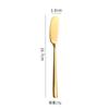 Cuchillo para Mantequilla de Acero Inoxidable 304 Cuchillo para Untar Queso, Postre, Salsa, Mermelada de Chocolate Cuchillo para Mantequilla Occidental Engrosado