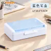 Estuche transparente para lápices de bocetos, estuche especial para estudiantes de arte, gran capacidad, herramientas de almacenamiento, estuche de papelería, bolígrafo de carbono, plástico simple.
