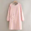 Delantal de Lona Estilo Coreano de Manga Larga Anti-Manchas y Resistente a las Manchas Ropa de Trabajo para Cocina Hogar Mono de Trabajo para Mujer Catering Trabajo Ropa de Trabajo Especial