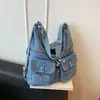 Mochila más vendida transfronteriza, bolso de color sólido para mujer, estilo retro europeo y americano, bolso de hombro cruzado, bolsa de mano de gran capacidad para el día a día