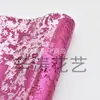 Papel de Embrulho de Gaze com Folha de Ouro, Papel de Malha Colorido Moderno Vazado para Embrulho de Flores, Materiais Florais DIY para Floriculturas, Flores Frescas