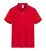 Camiseta de Manga Corta con Cuello de Solapa de Seda Helada de Verano Personalizada para Hombre Camisa Polo de Publicidad Cultural para Equipos Corporativos Ropa de Trabajo Personalizada Estampada con Logo