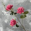Serie rojo rosa materiales de flores artificiales Más vendido rojo rosa salón de bodas pasillo de flores artificiales decoración arreglo floral fabricante flores artificiales al por mayor