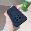 Patrón de Fibra de Carbono sin Bordes Adecuado para Funda de Teléfono Móvil Huawei Mate70Pro Círculo Delgado Succión Magnética Mate60Pro Ultra-Delgado
