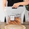 450g bolsa para tostadas bolsa de embalaje bolsa para rebanadas de pan tostado bolsa para comida bolsa para cuerno de camote bolso de mano 300g
