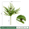Navidad Artificial Pe Pegamento Suave Hojas de Aguja de Pino Esquejes Decoración de Atmósfera Festiva Arreglo Accesorios para Árbol de Navidad Plantas Artificiales