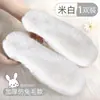 Palmilhas de lã de cordeiro cortáveis para o inverno, quentes, espessadas, forradas com fleece, absorventes de suor, respiráveis, super macias e confortáveis, unissex, disponíveis para dropshipping transfronteiriço