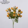 Som de Outono Abacaxi Frutas Buquê Flores Artificiais Fabricante Flores Artificiais Decoração de Casamento Artesanato Estilo Ins Plantas Verdes Atacado