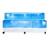 Piscina Comercial para Mariscos, Piscina Móvil para Mariscos, Sistema de Filtración y Circulación, Máquina Todo en Uno de Oxigenación y Refrigeración, Tanque de Peces de Temperatura Constante, Piscina de Contención Temporal
