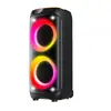 Altavoz Popular de Comercio Exterior Inalámbrico para Fiestas con Subwoofer, Alta Potencia 160W, Altavoz con Luz de Colores para Reuniones al Aire Libre y Baile Cuadrado
