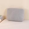 Almofada de Pelúcia Tricotada, Almofada de Suporte Abdominal Adequada para Múltiplos Cenários, Almofada para Dormir de Lado, Almofada Quadrada Pequena