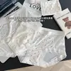 Panty de seda de hielo color blanco lechoso de tiro medio estilo francés, fresco al tacto, amigable con la piel, semitransparente, sexy, cómodo, ligero, de cobertura total para mujer, estilo triángulo