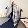 Bufanda de Seda Estampada de Alta Gama a la Moda, Pañuelo Cuadrado de Seda Artificial, Bufanda Versátil para el Cuello, Pañuelo Cuadrado Pequeño, Pañuelo para la Cabeza, Bufanda para Mujer