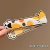 2026 Lindo accesorio de cinta mágica de animal gato largo estilo japonés para niñas, accesorio para el cabello de doble uso para lavarse la cara, maquillaje y como diadema