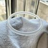 Venta al por mayor del fabricante Pulsera de Ágata Calcedonia Natural Grado Alto de Hielo Brazalete de Jade Joyería de Regalo Suministro para Transmisión en Vivo Cerámica de Jade Transparente como el Hielo
