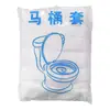 Capa de assento de vaso sanitário descartável, capa de assento de vaso sanitário de tecido não tecido impresso de camada dupla, capa de assento de vaso sanitário impermeável descartável para uso em viagens e hotéis