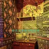 Coleção de canções folclóricas pano de parede de taverna estilo étnico toldo pano para pendurar tapeçaria boêmia pano de teto decoração pano de fundo de palco