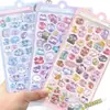Estética de Dibujos Animados Estilo Japonés 3D Relieve Tridimensional Diamante Acrílico Piedra Preciosa Pegatinas para Niños y Niñas Pegatinas Decorativas Venta al por Mayor