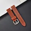 Correa de Cuero de Vaca Italiano con Textura de Lichi Plano Compatible con Relojes Huawei Gt4/5/6, Hebilla de Pin, 20 Mm/22 Mm, Elegante