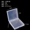 Caja de Embalaje Rectangular de Plástico PP Transparente Mate Caja de Almacenamiento para Papelería Joyería Caja para Piezas de Ferretería Caja Organizadora para Equipo de Pesca