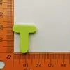 26 Letras Inglesas Flor de Sapato Buraco de Sapato Acessórios de Sapato Letra Acessórios Diy Flor de Sapato Dia do Trabalho Acessórios de Sapato Fivela Acessórios